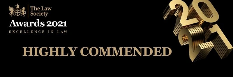 The Law Society Awards 2021, Highly Commended